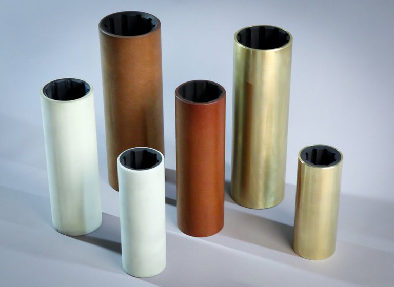 Exalto cutlass bearings — phenolic, rubber and brass